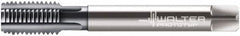 Walter-Prototyp - M6x0.75 Metric Fine 6HX 4 Flute TiCN Finish Powdered Metal Straight Flute Machine Tap - Modified Bottoming, Right Hand Thread, 80mm OAL, 15mm Thread Length, Oversize - Exact Industrial Supply