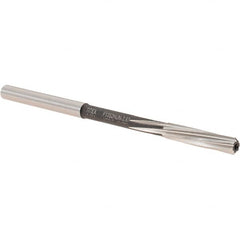 Walter-Titex - 3.97mm Cobalt 6 Flute Chucking Reamer - Spiral Flute, 4mm Straight Shank, 19mm Flute Length, 75mm OAL - Benchmark Tooling