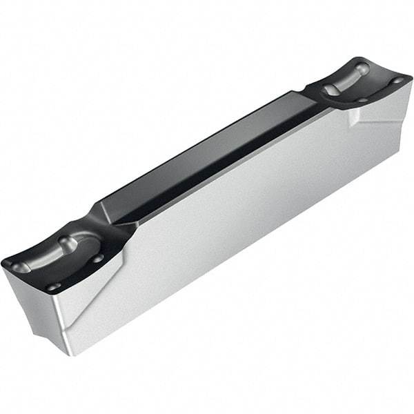 Walter - 4GX24 GD3 Grade WKP23S, 6mm Cutting Width Carbide Grooving Insert - 24mm Max Depth of Cut, Neutral, 0.5mm Corner Radius, Al2O3/TiN Finish - Benchmark Tooling