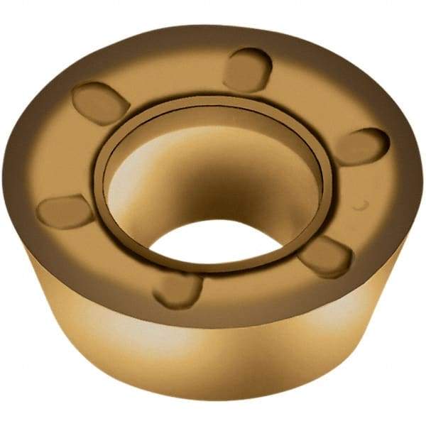 Walter - RDMT10T3M0 D57 Grade WSM35S Carbide Milling Insert - TiAlN/Al2O3/Al Finish, 0.1563" Thick, 10mm Inscribed Circle - Benchmark Tooling