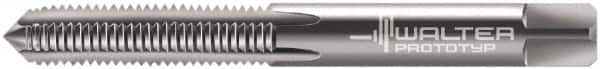 Walter-Prototyp - M14x1.50 Metric Fine 6H 4 Flute Bright Finish Solid Carbide Straight Flute Machine Tap - Modified Bottoming, Right Hand Thread, 100mm OAL, 21mm Thread Length, Oversize - Benchmark Tooling