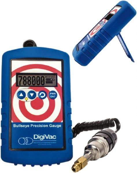 DigiVac - Vacuum Gauges Type: Electronic Vacuum Gauge Vacuum Range: 1 - 800,000 Microns - Benchmark Tooling