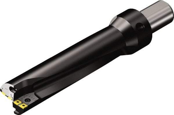 Sandvik Coromant - 316mm Max Drill Depth, 4xD, 79mm Diam, Indexable Insert Drill - 2 Inserts, 50.8mm Shank Diam, 2 Cylindrical Shank - Benchmark Tooling