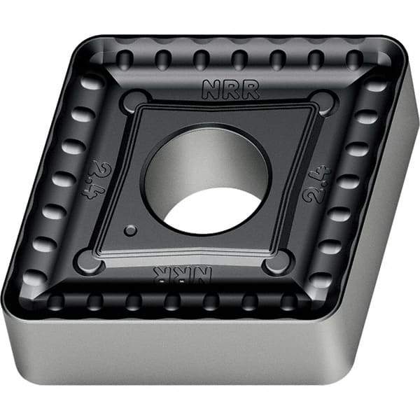 Walter - CNMM866 NRR Grade WPP10S Carbide Turning Insert - TiCN/Al2O3/TiN Finish, 80° Diamond, 1" Inscr Circle, 3/8" Thick, 3/32" Corner Radius - Benchmark Tooling