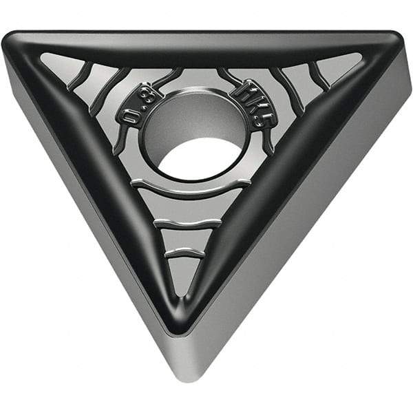 Walter - TNMG332 MK5 Grade WKK10S Carbide Turning Insert - TiCN/Al2O3/TiCN Finish, 60° Triangle, 3/8" Inscr Circle, 3/16" Thick, 1/32" Corner Radius - Benchmark Tooling