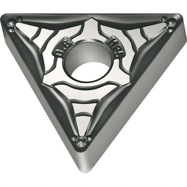 Walter - TNMG331 MP5 Grade WPP20S Carbide Turning Insert - TiCN/Al2O3/TiN Finish, 60° Triangle, 3/8" Inscr Circle, 3/16" Thick, 1/64" Corner Radius - Benchmark Tooling