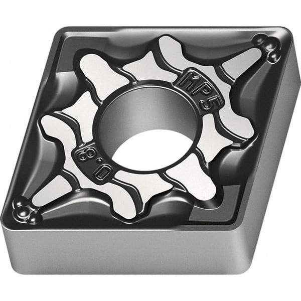 Walter - CNMG543 MP5 Grade WPP10S Carbide Turning Insert - TiCN/Al2O3/TiN Finish, 80° Diamond, 5/8" Inscr Circle, 1/4" Thick, 3/64" Corner Radius - Benchmark Tooling