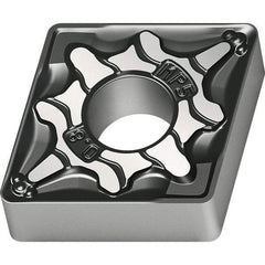 Walter - CNMG543 MP5 Grade WPP10S Carbide Turning Insert - TiCN/Al2O3/TiN Finish, 80° Diamond, 5/8" Inscr Circle, 1/4" Thick, 3/64" Corner Radius - Benchmark Tooling