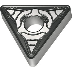 Walter - TNMG332 RP5 Grade WPP30S Carbide Turning Insert - TiCN/Al2O3/TiN Finish, 60° Triangle, 3/8" Inscr Circle, 3/16" Thick, 1/32" Corner Radius - Benchmark Tooling