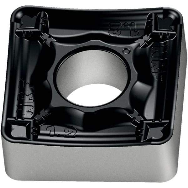 Walter - SNMM856 NRF Grade WPP20S Carbide Turning Insert - TiCN/Al2O3/TiN Finish, 90° Square, 1" Inscr Circle, 5/16" Thick, 3/32" Corner Radius - Benchmark Tooling