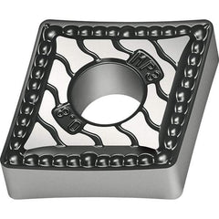 Walter - CNMG321 MP3 Grade WPP20S Carbide Turning Insert - TiCN/Al2O3/TiN Finish, 80° Diamond, 3/8" Inscr Circle, 1/8" Thick, 1/64" Corner Radius - Benchmark Tooling