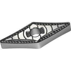 Walter - VNMG332 MP3 Grade WPP20S Carbide Turning Insert - TiCN/Al2O3/TiN Finish, 35° Diamond, 3/8" Inscr Circle, 3/16" Thick, 1/32" Corner Radius - Benchmark Tooling