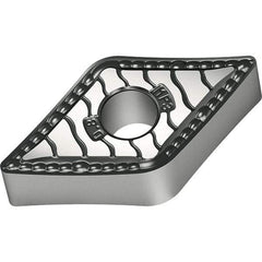 Walter - DNMG433 MP3 Grade WPP20S Carbide Turning Insert - TiCN/Al2O3/TiN Finish, 55° Diamond, 1/2" Inscr Circle, 3/16" Thick, 3/64" Corner Radius - Benchmark Tooling