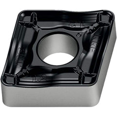 Walter - CNMM433 NRF Grade WPP30S Carbide Turning Insert - TiCN/Al2O3/TiN Finish, 80° Diamond, 1/2" Inscr Circle, 3/16" Thick, 3/64" Corner Radius - Benchmark Tooling