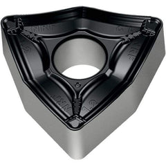 Walter - WNMM433 NRF Grade WPP20S Carbide Turning Insert - TiCN/Al2O3/TiN Finish, 80° Trigon, 1/2" Inscr Circle, 3/16" Thick, 3/64" Corner Radius - Benchmark Tooling