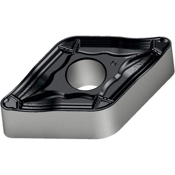Walter - DNMM442 NRF Grade WPP30S Carbide Turning Insert - TiCN/Al2O3/TiN Finish, 55° Diamond, 1/2" Inscr Circle, 1/4" Thick, 1/32" Corner Radius - Benchmark Tooling