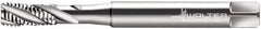 Walter-Prototyp - M6x1.00 Metric 3 Flute 6HX Bottoming Spiral Flute Tap - Cobalt, Bright Finish, 80mm OAL, Right Hand Flute, Right Hand Thread, Series 205106 - Exact Industrial Supply