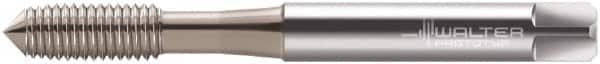 Walter-Prototyp - M3x0.50 Metric 6HX Modified Bottoming Thread Forming Tap - Cobalt, CrN Finish, 56mm OAL, 9mm Thread Length, Right Hand Thread, Series E2061604 - Benchmark Tooling