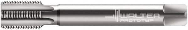 Walter-Prototyp - M22x1.50 Metric Fine 6HX 6 Flute Bright Finish Cobalt Straight Flute Machine Tap - Bottoming, Right Hand Thread, 125mm OAL, 24mm Thread Length, Oversize - Benchmark Tooling