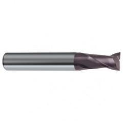 18mm Dia. x 84mm Overall Length 2-Flute Square End Solid Carbide SE End Mill-Round Shank-Center Cut-Firex - Benchmark Tooling
