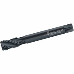 Walter-Prototyp - 1-1/8 - 8 UN 4 Flute 3B Modified Bottoming Spiral Flute Tap - Cobalt, Oxide Finish, 180mm OAL, Right Hand Flute, Right Hand Thread, Series M225532 - Benchmark Tooling