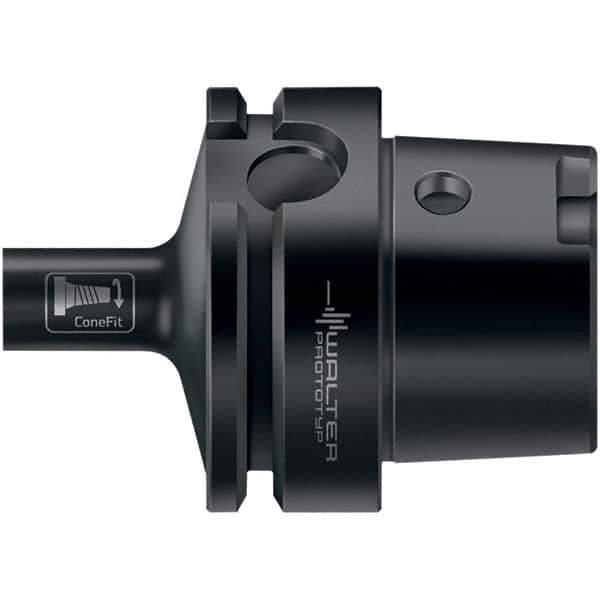 Walter-Prototyp - ConeFit HSK63A Taper Shank Milling Tip Insert Holder & Shank - 2.323" Projection, E25 Neck Thread, AK631 Tool Holder - Benchmark Tooling