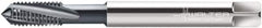 Walter-Prototyp - 1/4-28 UNF 3 Flute 3B Modified Bottoming Spiral Flute Tap - Cobalt, TiCN Finish, 2-1/2" OAL, Right Hand Flute, Right Hand Thread, Series A2340606 - Exact Industrial Supply