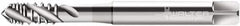 Walter-Prototyp - M10x1.50 Metric 3 Flute 6H Modified Bottoming Spiral Flute Tap - Cobalt, Bright Finish, 100mm OAL, Right Hand Flute, Right Hand Thread, Series P40519 - Exact Industrial Supply