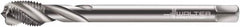 Walter-Prototyp - M12x1.50 Metric Fine 4 Flute 6H Modified Bottoming Spiral Flute Tap - Cobalt, Bright Finish, 100mm OAL, Right Hand Flute, Right Hand Thread, Series 7156770 - Exact Industrial Supply