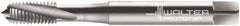 Walter-Prototyp - 3/8-16 UNC 3 Flute 2B Modified Bottoming Spiral Flute Tap - Cobalt, Bright Finish, 100mm OAL, Right Hand Flute, Right Hand Thread, Series 22410 - Benchmark Tooling