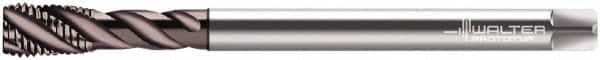 Walter-Prototyp - M12x1.75 Metric 3 Flute 6H Modified Bottoming Spiral Flute Tap - Cobalt, Bright Finish, 180mm OAL, Right Hand Flute, Right Hand Thread, Series P205683 - Exact Industrial Supply