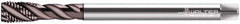 Walter-Prototyp - M12x1.75 Metric 3 Flute 6H Modified Bottoming Spiral Flute Tap - Cobalt, Bright Finish, 180mm OAL, Right Hand Flute, Right Hand Thread, Series P205683 - Exact Industrial Supply