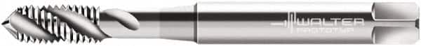 Walter-Prototyp - M6x1.00 Metric 3 Flute 4H Modified Bottoming Spiral Flute Tap - Cobalt, Bright Finish, 80mm OAL, Right Hand Flute, Right Hand Thread, Series P20509 - Exact Industrial Supply
