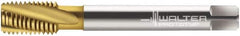 Walter-Prototyp - M12x1.50 Metric Fine 3 Flute 6G Modified Bottoming Spiral Flute Tap - Cobalt, TiN Finish, 100mm OAL, Right Hand Flute, Right Hand Thread, Series 2148005 - Benchmark Tooling