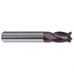 6mm Dia. x 54mm Overall Length 4-Flute Square End Solid Carbide SE End Mill-Round Shank-Center Cut-Firex - Benchmark Tooling