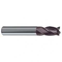 6mm Dia. x 54mm Overall Length 4-Flute Square End Solid Carbide SE End Mill-Round Shank-Center Cut-Firex - Benchmark Tooling