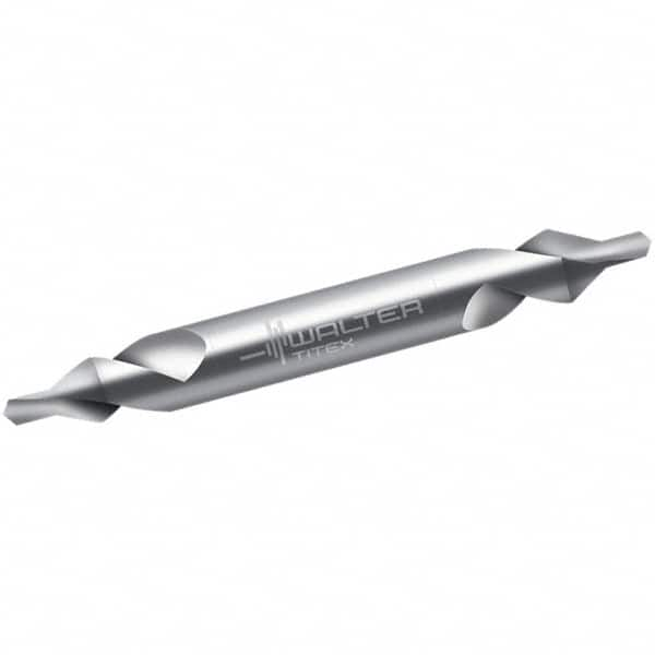 Walter-Titex - #1 Plain Cut 60° Incl Angle High Speed Steel Combo Drill & Countersink - Benchmark Tooling