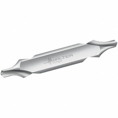 Walter-Titex - Metric Radius Cut 60° Incl Angle High Speed Steel Combo Drill & Countersink - Benchmark Tooling