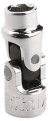 Proto - 5/16", 1/4" Drive, Standard Hand Socket - 6 Points, 1-13/32" OAL, Alloy Steel, Chrome Finish - Benchmark Tooling