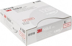 3M - Adhesive PSA Disc - Ultra Fine Grade, White, Film Backing, Flexible, Use with Random Orbital Sanders - Benchmark Tooling