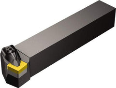 Sandvik Coromant - DCKNR/L, Right Hand Cut, 15° Lead Angle, 20mm Shank Height x 20mm Shank Width, Negative Rake Indexable Turning Toolholder - 128.09mm OAL, CNMG 12 04 08, CNMG 432 Insert Compatibility, Series T-Max P - Benchmark Tooling