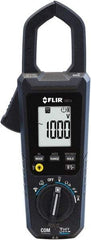 FLIR - CM74, CAT IV, Digital True RMS Auto Ranging Clamp Meter with 1.38" Clamp On Jaws - 1000 VAC/VDC, 600 AC/DC Amps, Measures Voltage, Capacitance, Current, Frequency, Resistance - Benchmark Tooling