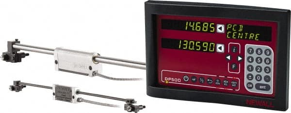 Newall - 2 Axis, 6" X-Axis Travel, 60" Z-Axis Travel, Lathe DRO System - Benchmark Tooling