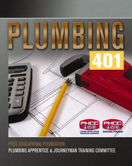 DELMAR CENGAGE Learning - Plumbing 401 Publication, 1st Edition - by Phcc Educational Foundation Plumbing Apprentice & Journeyman, Delmar/Cengage Learning, 2008 - Benchmark Tooling