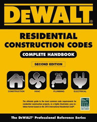 DELMAR CENGAGE Learning - DEWALT 2015 Residential Construction Codes: Complete Handbook Publication, 2nd Edition - by Underwood, Delmar/Cengage Learning - Benchmark Tooling