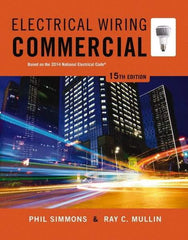 DELMAR CENGAGE Learning - Electrical Wiring Commercial Publication, 15th Edition - by Simmons/Mullin, Delmar/Cengage Learning, 2014 - Benchmark Tooling