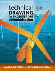 DELMAR CENGAGE Learning - Technical Drawing for Engineering Communication Publication, 7th Edition - by Goetsch/Rickman/Chalk, Delmar/Cengage Learning - Benchmark Tooling