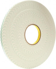 3M - 3/4" x 5 Yd Acrylic Adhesive Double Sided Tape - 0.06" Thick, Urethane Foam Liner, Series 4026W - Benchmark Tooling