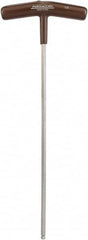 Paramount - 1/4" Hex, T-Handle Cushion Grip, Ball End Hex Key - 10-51/64" OAL, Protanium High Torque Steel, Inch System of Measurement - Benchmark Tooling