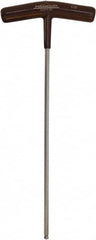 Paramount - 7/32" Hex, T-Handle Cushion Grip, Ball End Hex Key - 10-19/64" OAL, Protanium High Torque Steel, Inch System of Measurement - Benchmark Tooling